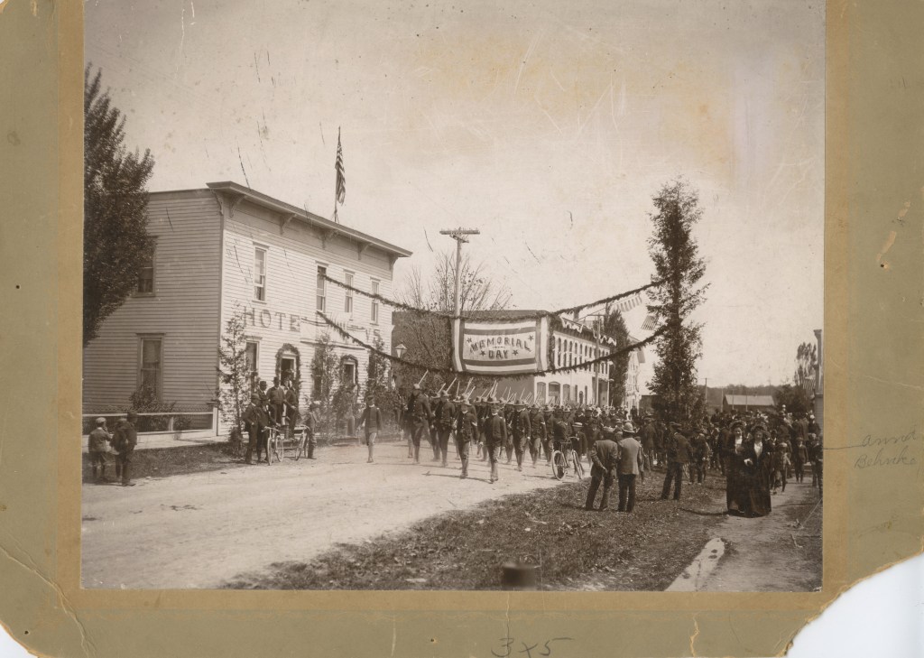 Memorial Day 1901 Parade On Main Street — Mishicot,&nbsp;Wisconsin