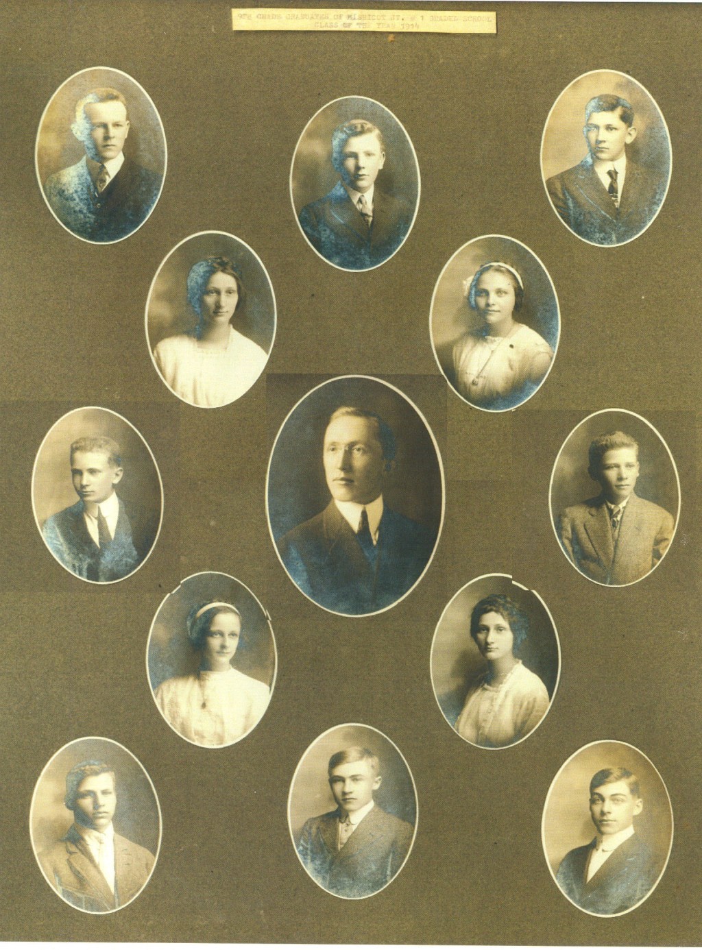 Mishicot Jt. #1 Graded School 9th Grade Graduates —&nbsp;1914