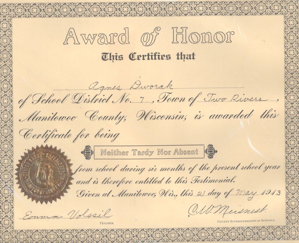 Mishicot Area School Attendance&nbsp;Awards