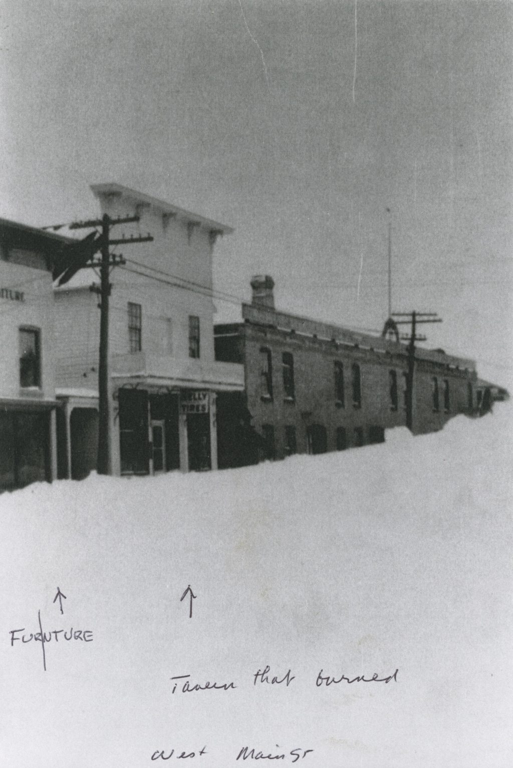 Main Street Winter Scene — Mishicot,&nbsp;Wisconsin