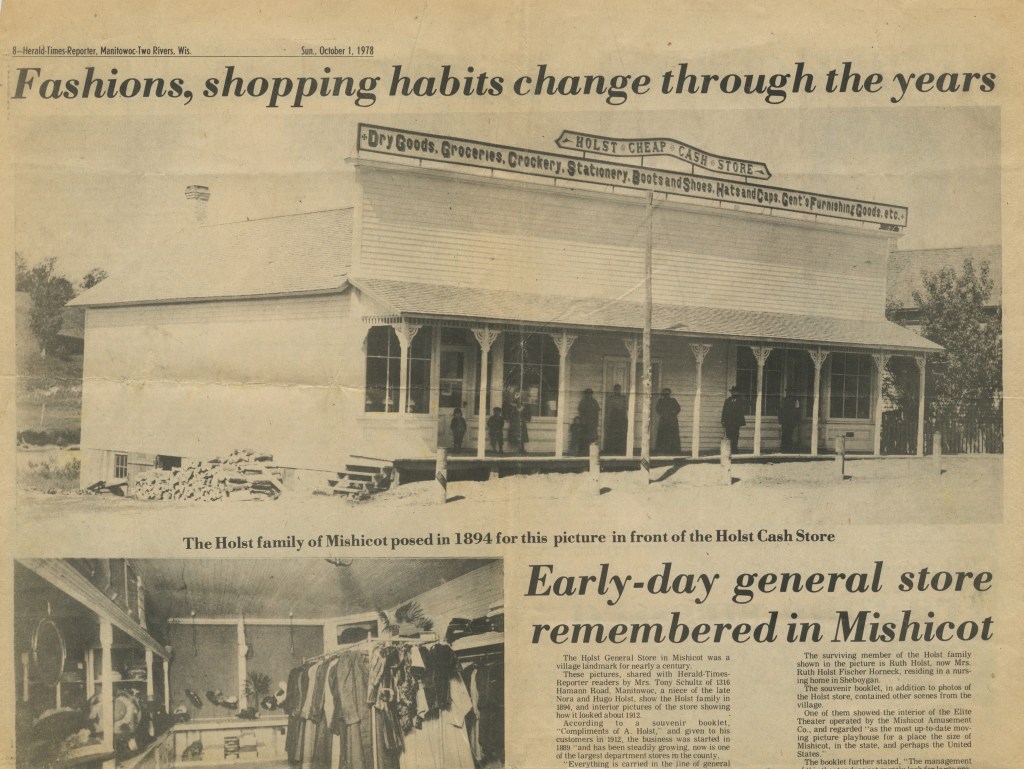 Holst So Co. Department Store Retrospective Article —&nbsp;1978