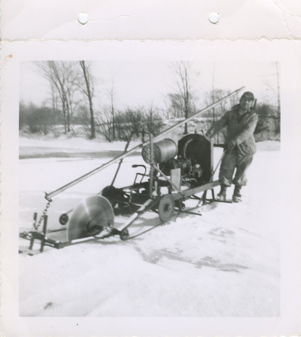 Ice Cutting — Mishicot, Wisconsin