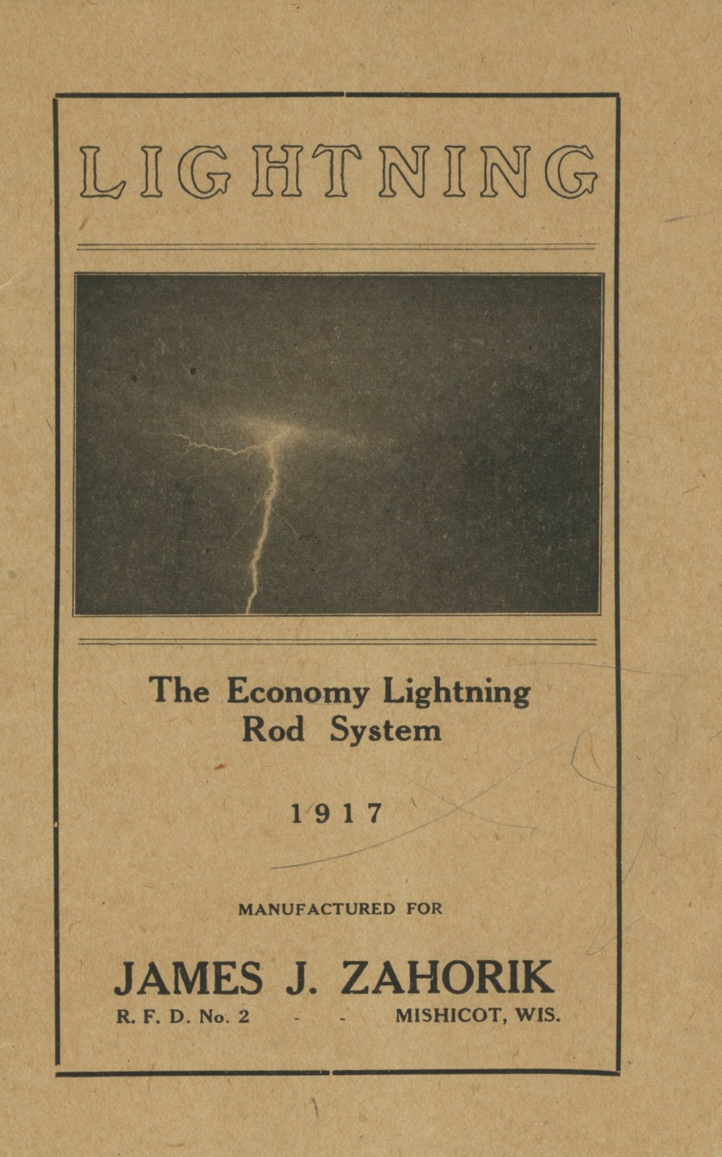 The Economy Lightning Rod System — James Zahorik