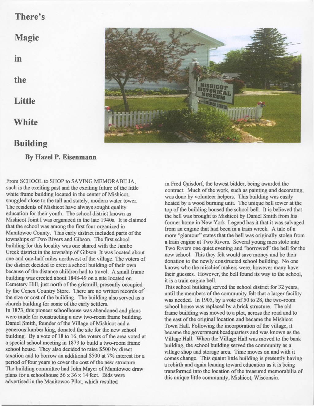 There’s Magic In The Little White Building — Hazel P.&nbsp;Eisenmann