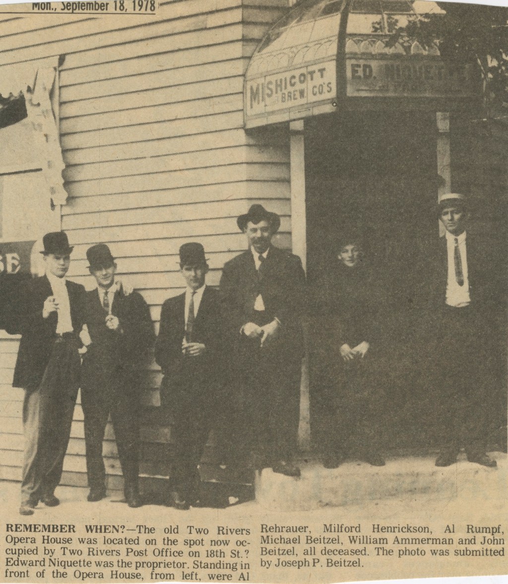 Mishicot Brewing Company Stained Glass Canopy — Two Rivers Opera&nbsp;House