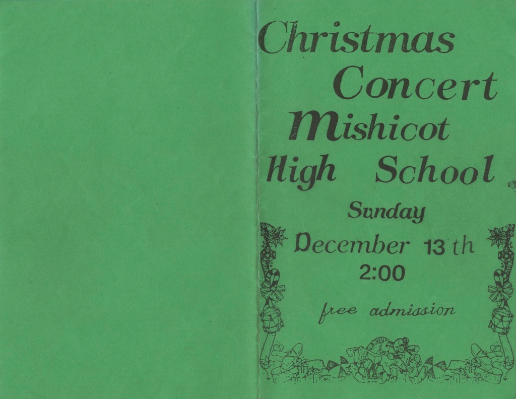 Mishicot School District Music Department Concert Programs —&nbsp;1977–2003
