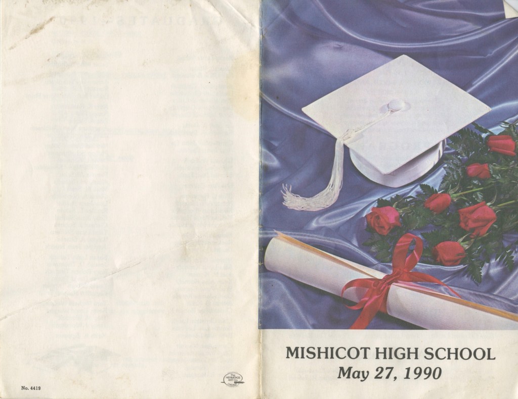 Mishicot High School Commencement Program — 1990