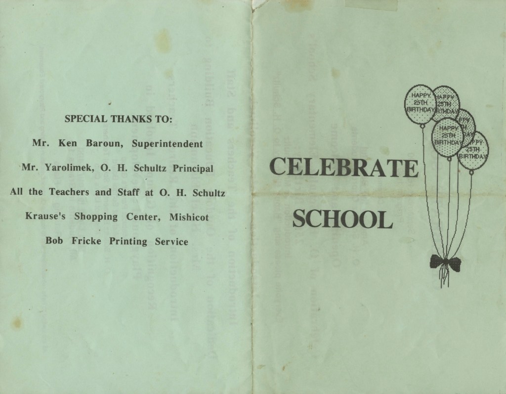 O.H. Schultz Elementary School 25th Anniversary — Celebrate&nbsp;School