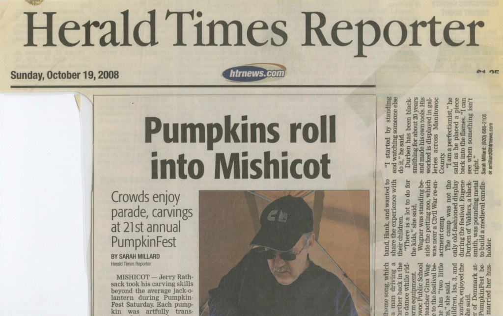 Mishicot Pumpkinfest Article —&nbsp;2008