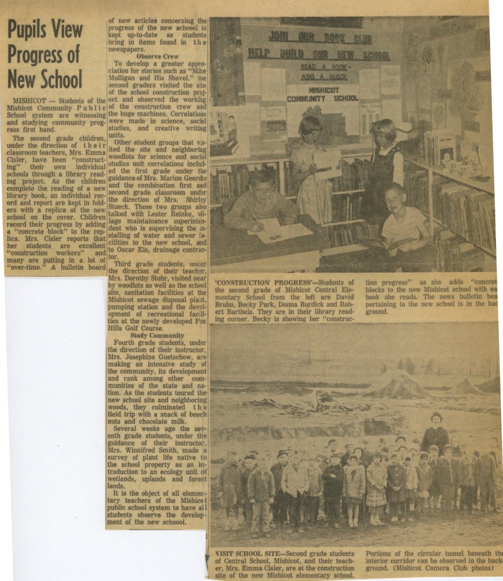 Mishicot Pupils View School Progress&nbsp;Article