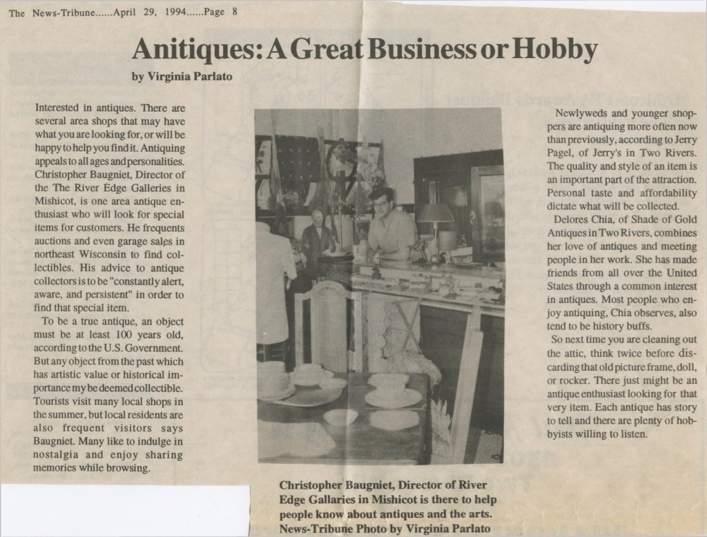 River Edge Galleries&nbsp;Article