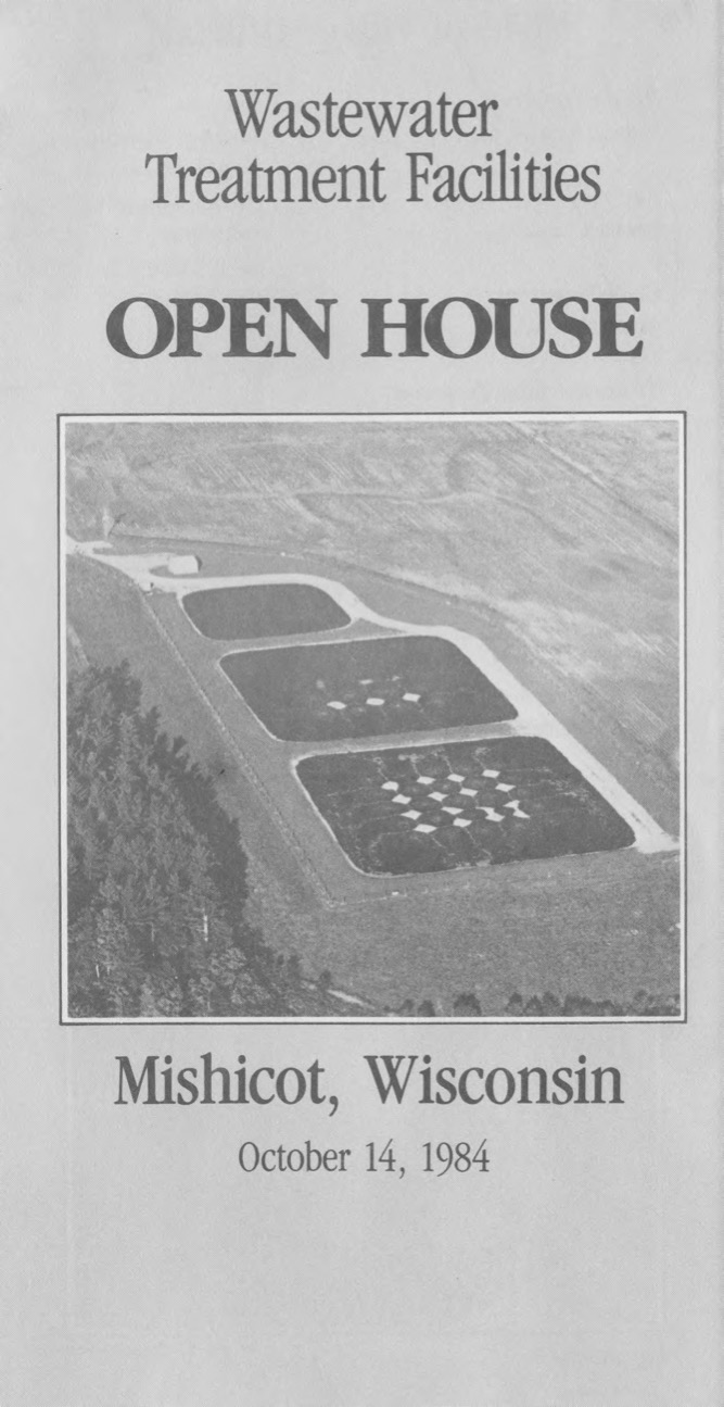 Mishicot Wastewater Treatment Facilities Open House — October 14, 1984