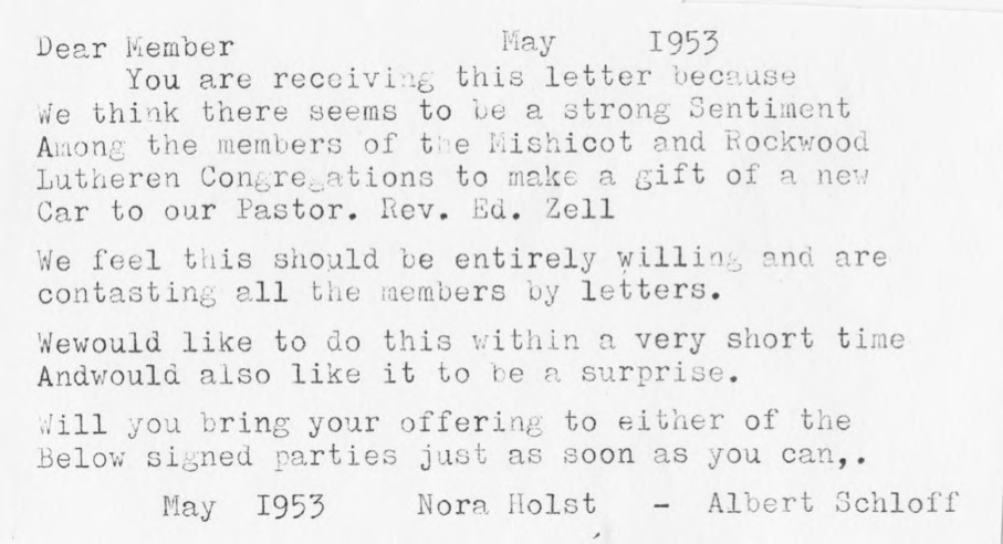 St Peter’s Lutheran Church Typed&nbsp;Notes