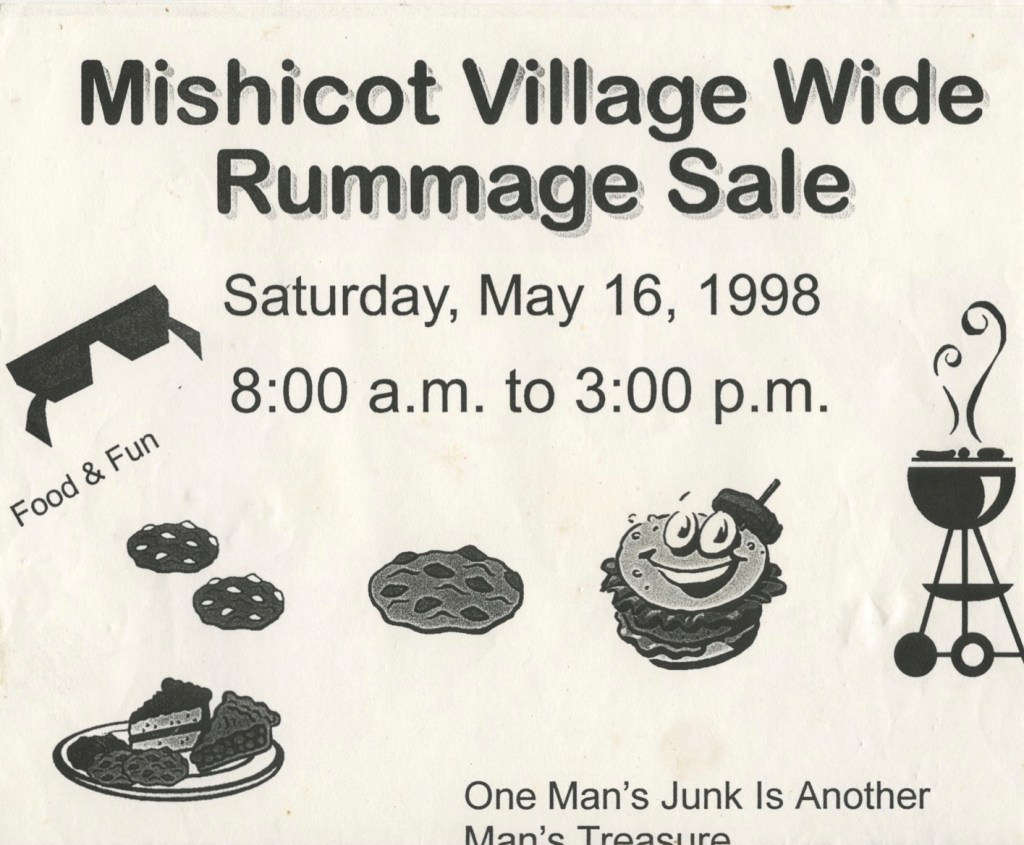 Mishicot Village Wide Rummage Sale Flyer —&nbsp;1998