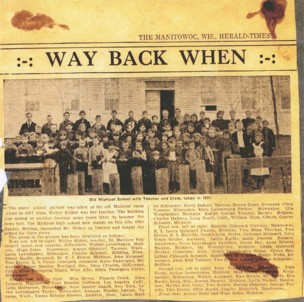 Old Rockway School 1897 Class Photo Article