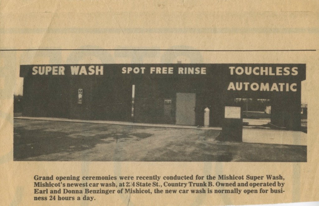 Mishicot Super Wash Grand Opening Articles —&nbsp;1987